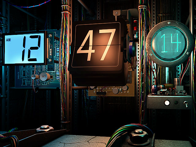 数字时钟 Digital Clock 3D Screensaver