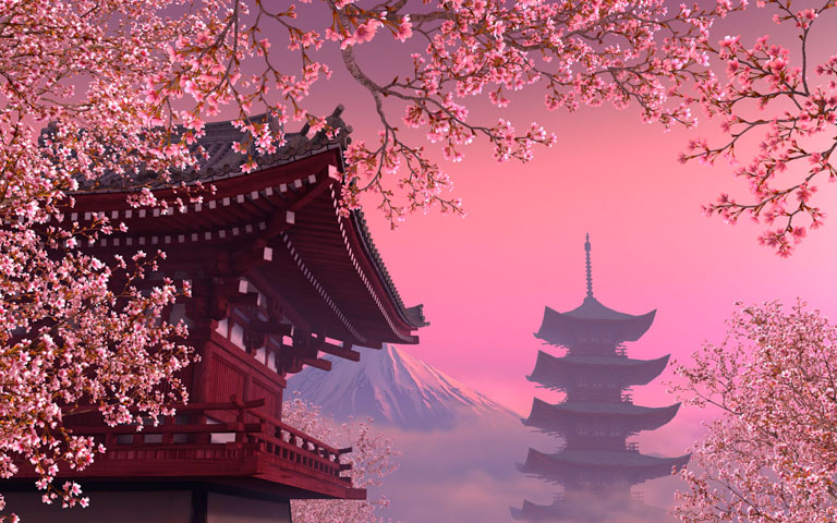 盛开樱花 Blooming Sakura 3D Screensaver