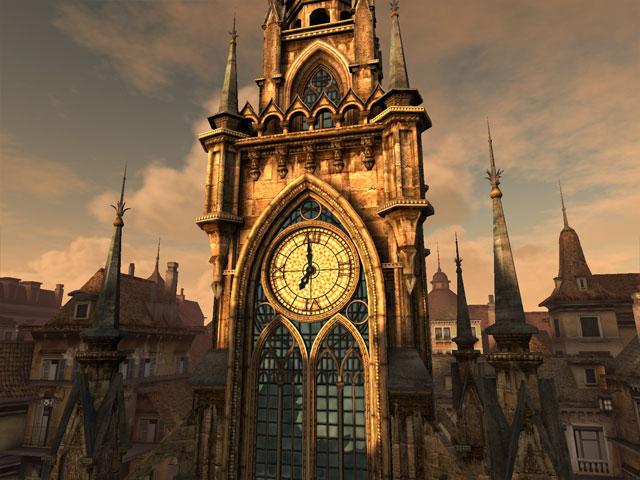 钟楼3D屏保 Clock Tower 3D Screensaver