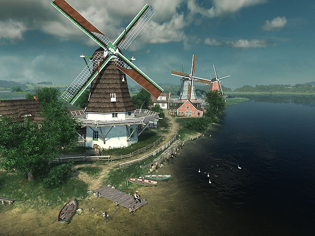 荷兰风车 Dutch Windmills 3D Screensaver