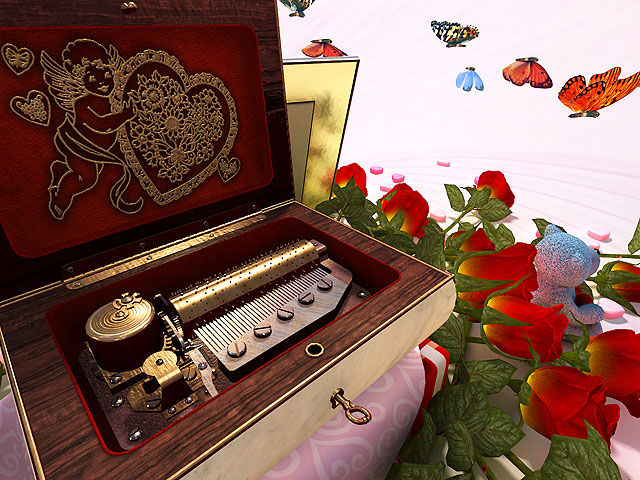 情人节音乐盒 Valentine Musicbox 3D Screensaver