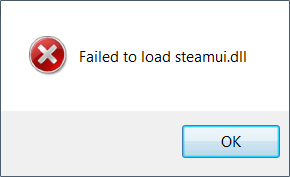 修复Steam错误无法加载steamui.dll